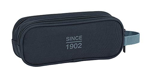 Safta 231189 Real Madrid 2 Estuches 21 cm, Azul