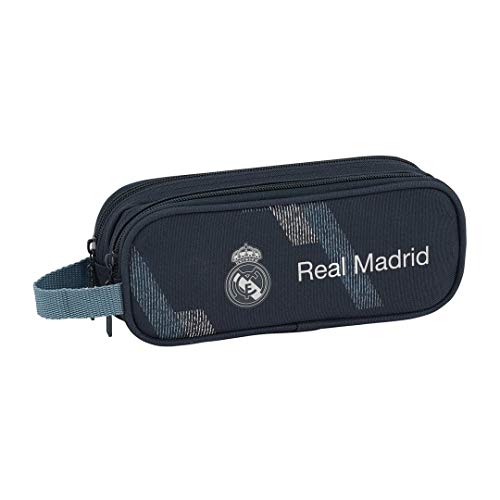 Safta 231189 Real Madrid 2 Estuches 21 cm, Azul