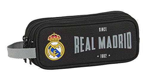safta Estuche Triple Cremallera de Real Madrid 1902, 210 x 70 x 85 mm