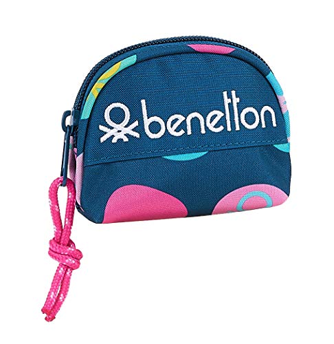 Safta Monedero de Benetton, 95x30x80mm, Multicolor (Topos Marino)