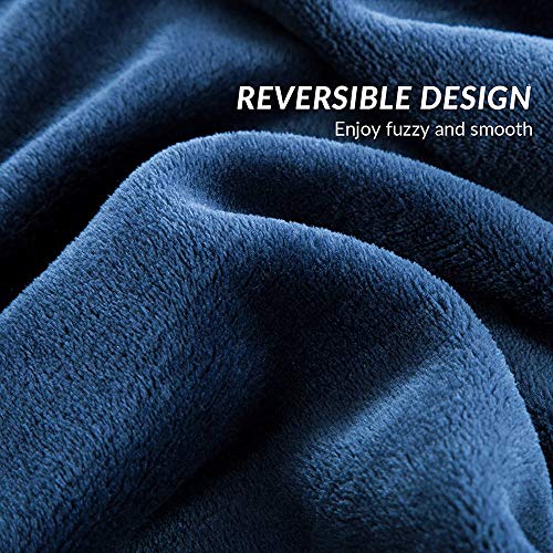 Sage - Manta estampada de grado comercial, diseño ecológico pintado a mano, hojas de acuarela con Go Green Inspirational Queen King W60 x L70 pulgadas, color verde y blanco