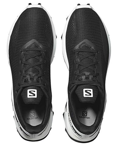 Salomon ALPHACROSS Blast, Zapatillas de Trail Running para Hombre, Color: Negro (Black/White/Black), 43 1/3 EU