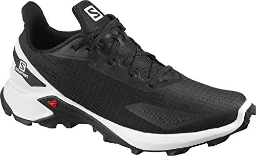 Salomon ALPHACROSS Blast, Zapatillas de Trail Running para Hombre, Color: Negro (Black/White/Black), 43 1/3 EU