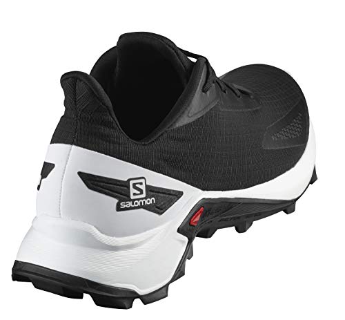Salomon ALPHACROSS Blast, Zapatillas de Trail Running para Hombre, Color: Negro (Black/White/Black), 43 1/3 EU