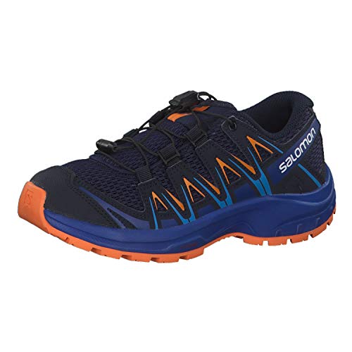 Salomon XA Pro 3D J, Zapatillas de Trail Running Unisex Niños, Azul/Naranja (Medieval Blue/Mazarine Blue Wil/Tan), 31 EU