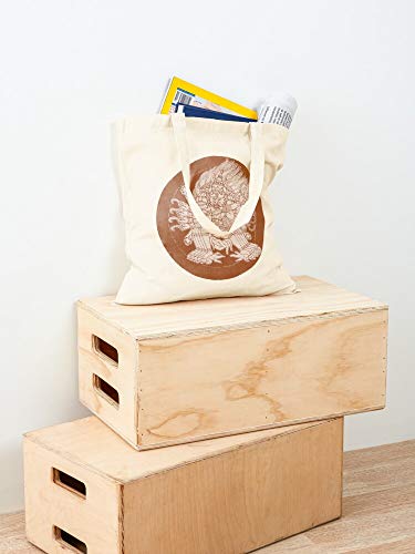 Saltandlaceintimates Hate Spiritual Deity Oriental God Anger Brown Natural Tote Cotton Very Bag | Bolsas de supermercado de lona Bolsas de mano con asas Bolsas de algodón duraderas