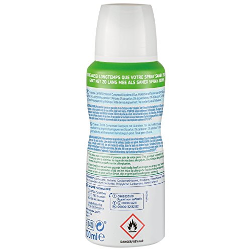 Sanex - Desodorante comprimido 0% sin perfume 100 ml