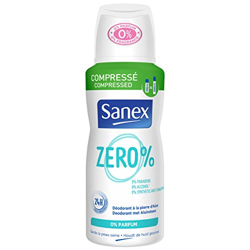 Sanex - Desodorante comprimido 0% sin perfume 100 ml