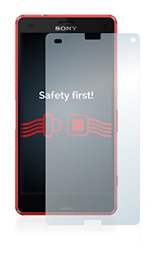 savvies Cristal Templado Compatible con Sony Xperia Z3 Compact Protector Pantalla Vidrio Proteccion 9H Pelicula Anti-Huellas