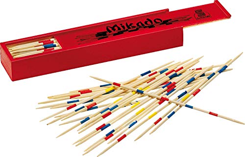 Schmidt Spiele Mikado Juego de Habilidades motrices Finas - Juego de Tablero (Juego de Habilidades motrices Finas, 20 min, Niño/niña, 4 año(s), Madera, 80 g)
