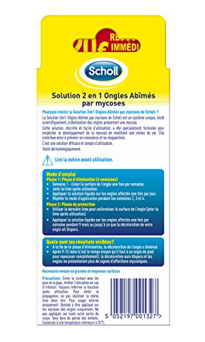 Scholl Mycose des ongles Solution 2 en 1 Ongles Abîmés