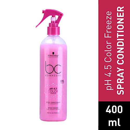 Schwarzkopf BC Ph4.5 BONACURE Color Freeze Spray ACONDICIONADOR 400ML, Único, 400 ml, 400