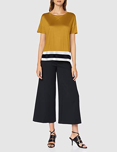 Scotch & Soda Maison Cropped Short Sleeve tee with Rib Bottom Hem Camiseta, (Wild Honey 1230), Medium para Mujer