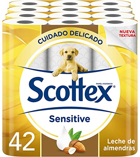 Scottex Sensitive Papel Higiénico - 42 rollos