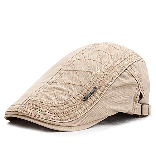 sdssup Sombrero Hombre y Mujer Inglaterra Gorra Delantera streetman Gorra código de Color Beige (Ajustable)