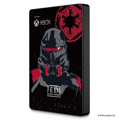 Seagate Game Drive para Xbox STEA2000426 Unidad de Disco Duro Externa de 2 TB, HDD portátil, diseñada para Xbox One (Edición Especial Jedi)