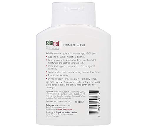 Sebamed Feminine Intimate Wash Ph 3.8