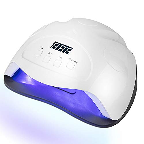Secadores de uñas Lámpara Uv para Manicura Led lámpara de uñas Leds Nail Dryer Secado todo gel pulido barniz Lampe Uv con cortadores de molino para manicura/f3 6t azul 9t rojo