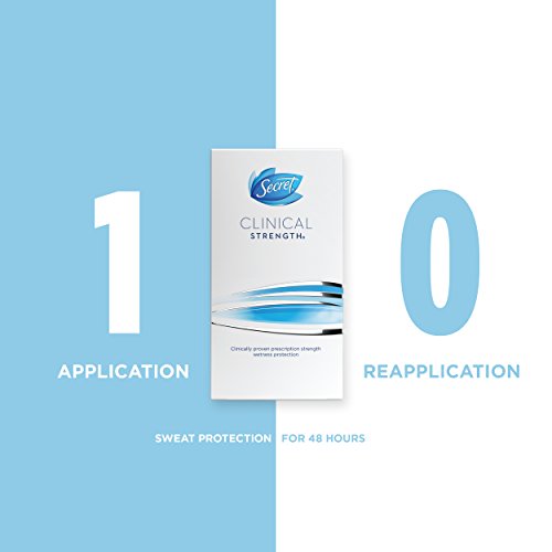 Secret Clinical Strength Antitranspirante y desodorante suave sólido, fresco deportivo, 1.5 oz.