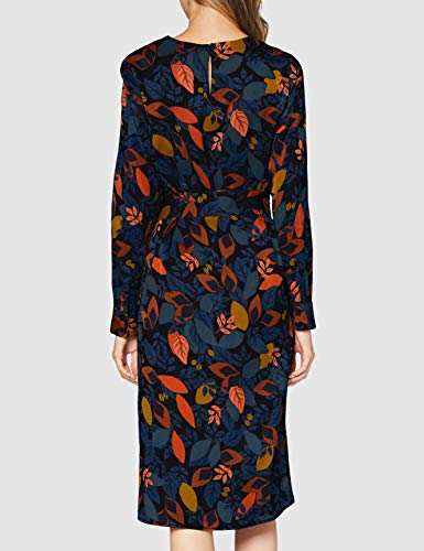 Seidensticker Kleid Langarm Print Vestido, Negro (Black Beauty), 36 para Mujer