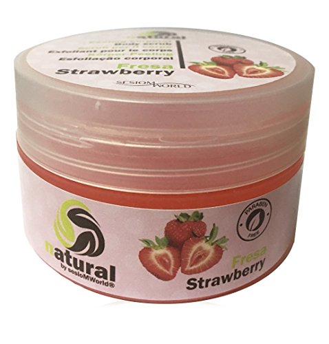 Sesiomworld Peeling Corporal Fresa Natural sin Parabenos, 200 ml 1 Unidad 210 g