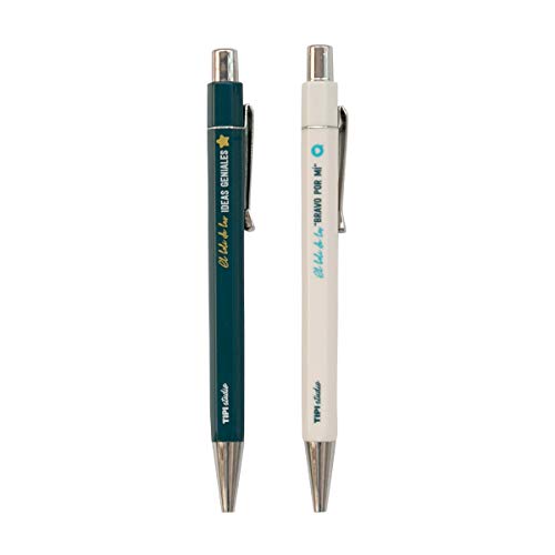 Set de 2 bolis para escribir bonito