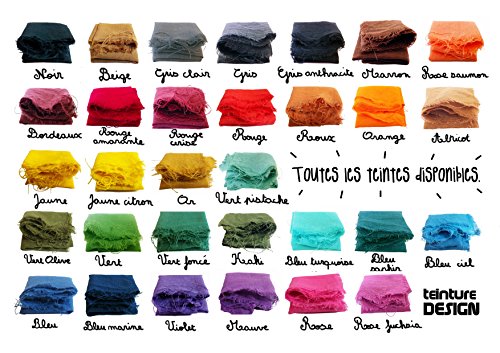 Set de 3 bolsas de tinte textil – Verde Oliva – Teintures universales para ropa y telas naturales
