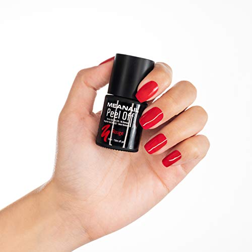 Set de 3 Esmaltes Semipermanentes Peel Off de 10 ml • No Necesita Remover • Colores: Rouge, Noir & Nude • Vegan & Cruelty Free • Méanail Paris