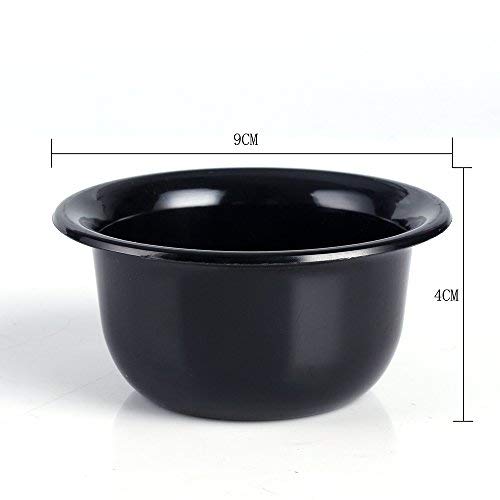 Set de Brochas de Afeitar, Neverland Afeitado Profesional de Limpieza de Barba de Pelo de Tejón Profesional de Fashion, Maquinilla de Afeitar, Tazón Negro, Soporte de Acero Inoxidable Para Hombres