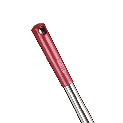 Set de cepillo de tocador 2pack, con la forma creativa base de la hoja de plástico WC mango largo cepillo limpio cepillo de acero inoxidable vino tinto ( Color : Wine red )