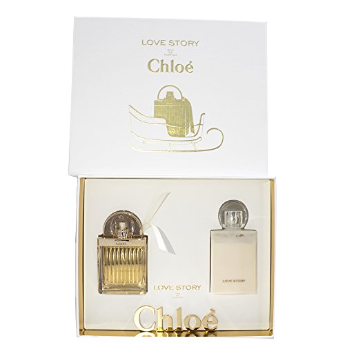 Set perfume de mujer Chloé Love Story (eau de parfum + loción corporal), pack de 1 unidad (1 x 1 pieza)