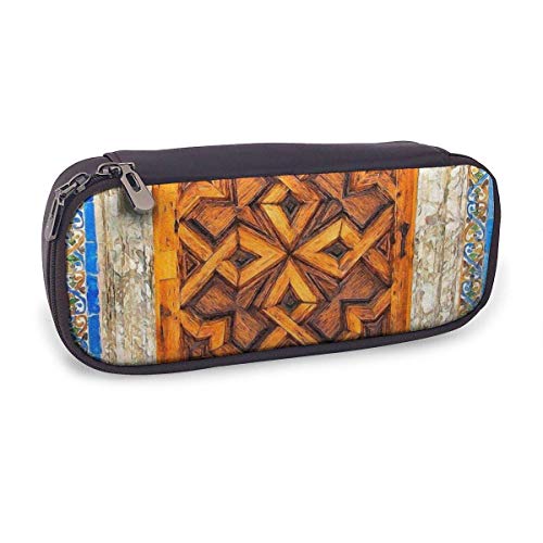 Sevilla, Casa De Pilatos Estuche para lápices Estuche para lápices, Organizador de escritorio de gran capacidad para estudiantes