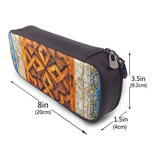 Sevilla, Casa De Pilatos Estuche para lápices Estuche para lápices, Organizador de escritorio de gran capacidad para estudiantes