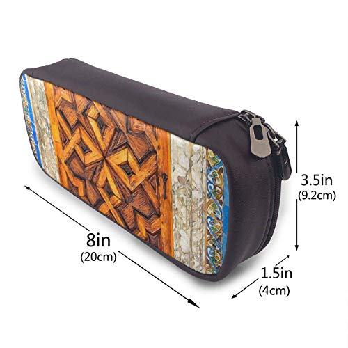 Sevilla, Casa De Pilatos Estuche para lápices Estuche para lápices, Organizador de escritorio de gran capacidad para estudiantes