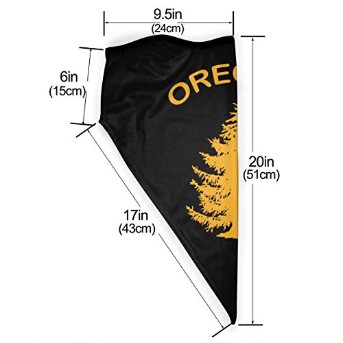 SGDSGSG Oregon Douglas Pine Tree Calentador de polaina de cuello A prueba de viento Bufanda Sports Pañuelo Sol UV viento Protección contra el polvo outdoor Running