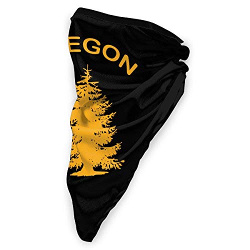 SGDSGSG Oregon Douglas Pine Tree Calentador de polaina de cuello A prueba de viento Bufanda Sports Pañuelo Sol UV viento Protección contra el polvo outdoor Running