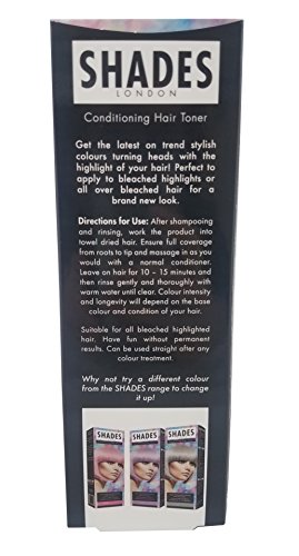 Shades London - Tinte para cabello, color pastel semipermanente