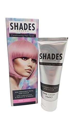 Shades London - Tinte para cabello, color pastel semipermanente