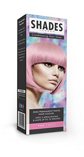 Shades London - Tinte para cabello, color pastel semipermanente