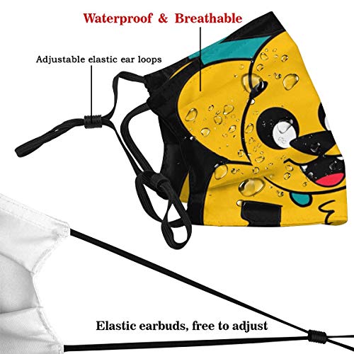 Shadidi Mikecra-Ck - Funda para máscara facial, lavable, polaina, pañuelo para pesca, unisex