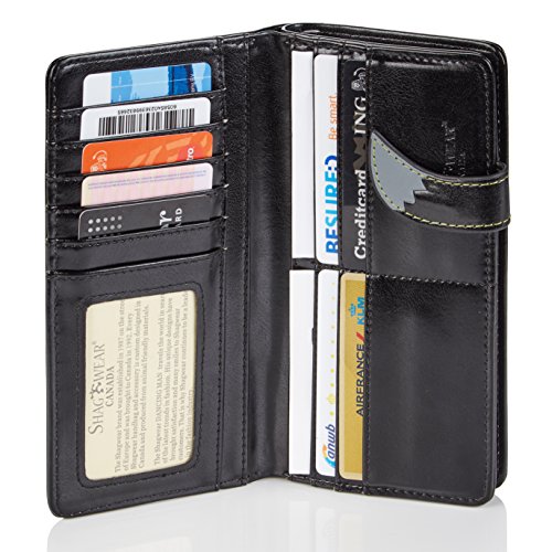 Shagwear - Monederos para Mujeres jóvenes diseños: (Cara de Gato Ojos verdesnegro/Cat Eyes Black)