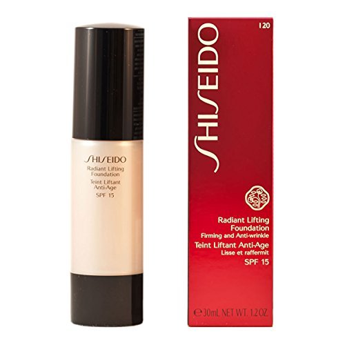 Shiseido Radiant Lifting Foundation Broad Spectrum SPF 17 for Women, No. I20 Natural Light Ivory, 1.2 oz by Shiseido