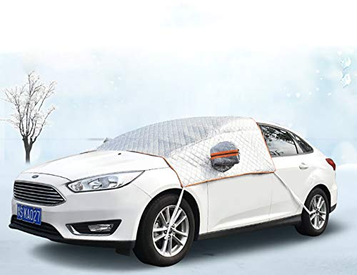 ShiyiUP Auto frontscheibenabdeckung 99700 – UTZ Scheibe scheibenabdeckung Parabrisas Protectora 1 Pieza de Invierno con Organge Rayas