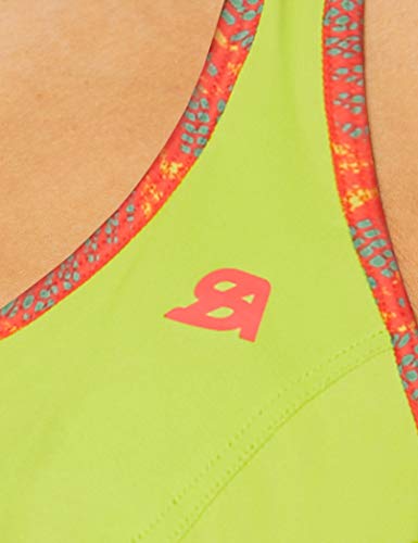 Shock Absorber Active Zipped Plunge, Sujetador Deportivo para Mujer, Amarillo (Citron Vert), 85B