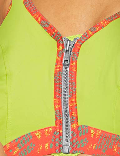 Shock Absorber Active Zipped Plunge, Sujetador Deportivo para Mujer, Amarillo (Citron Vert), 85B