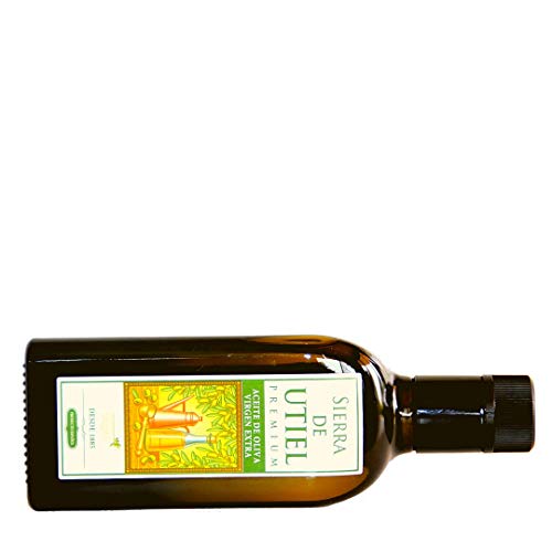 Sierra de Utiel - Aceite de Oliva Virgen Extra Premium - Frasca de 500 ml (6 unidades) - Producto Natural Origen España