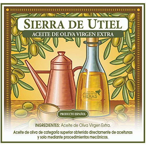 Sierra de Utiel - Aceite de Oliva Virgen Extra Premium - Garrafa PET (2 l) - Producto Natural Origen España