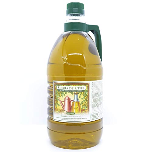 Sierra de Utiel - Aceite de Oliva Virgen Extra Premium - Garrafa PET (2 l) - Producto Natural Origen España