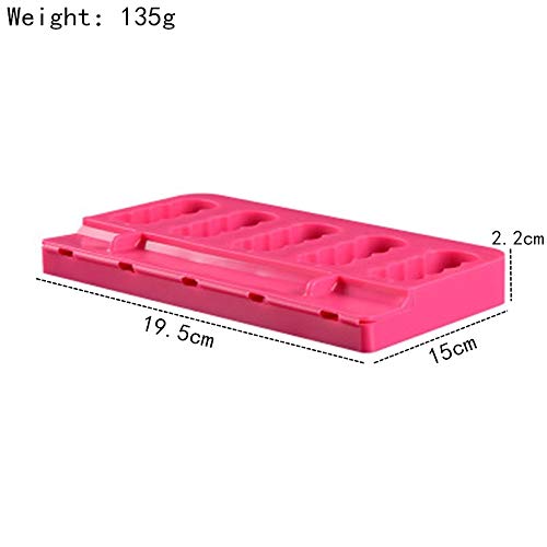 Silicona de Calidad Alimenticia Estallidos del hielo del molde 5 Forma caries calabaza hecha en casa de paleta molde con palos de paleta de madera for DIY helado
