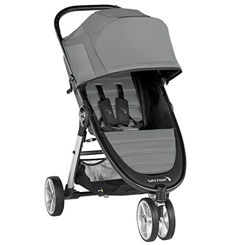 Silla de paseo City Mini® 2-3 ruedas Slate de Baby Jogger, desde nacimiento a 22kg. Color gris